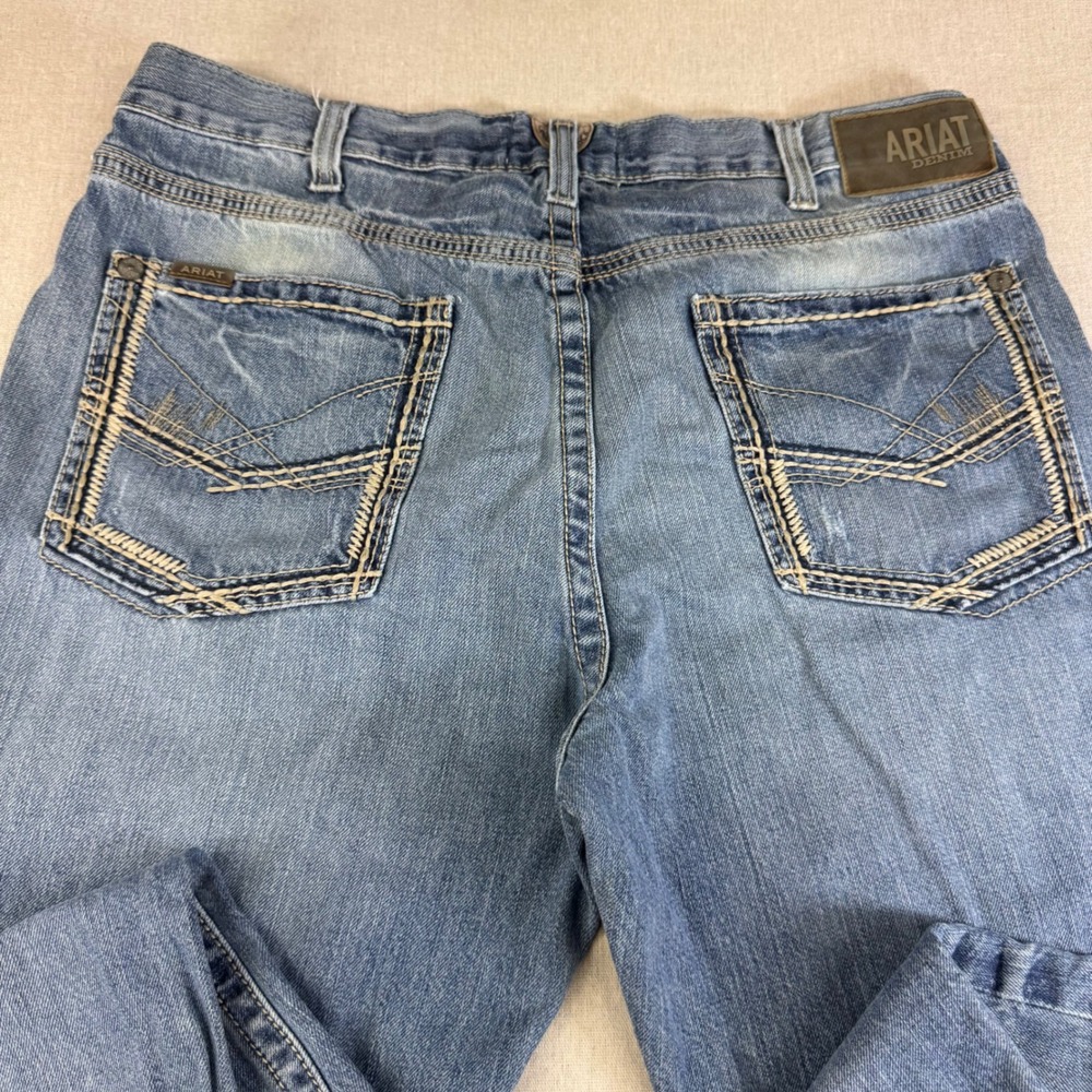 Wrangler 20X 33 Extreme Relaxed Fit Jeans Mens 38x34 Blue Denim 1033MWXVM